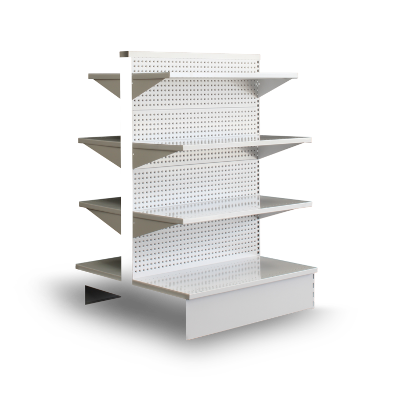 Double Sided Retail Shelving Add-On Bay