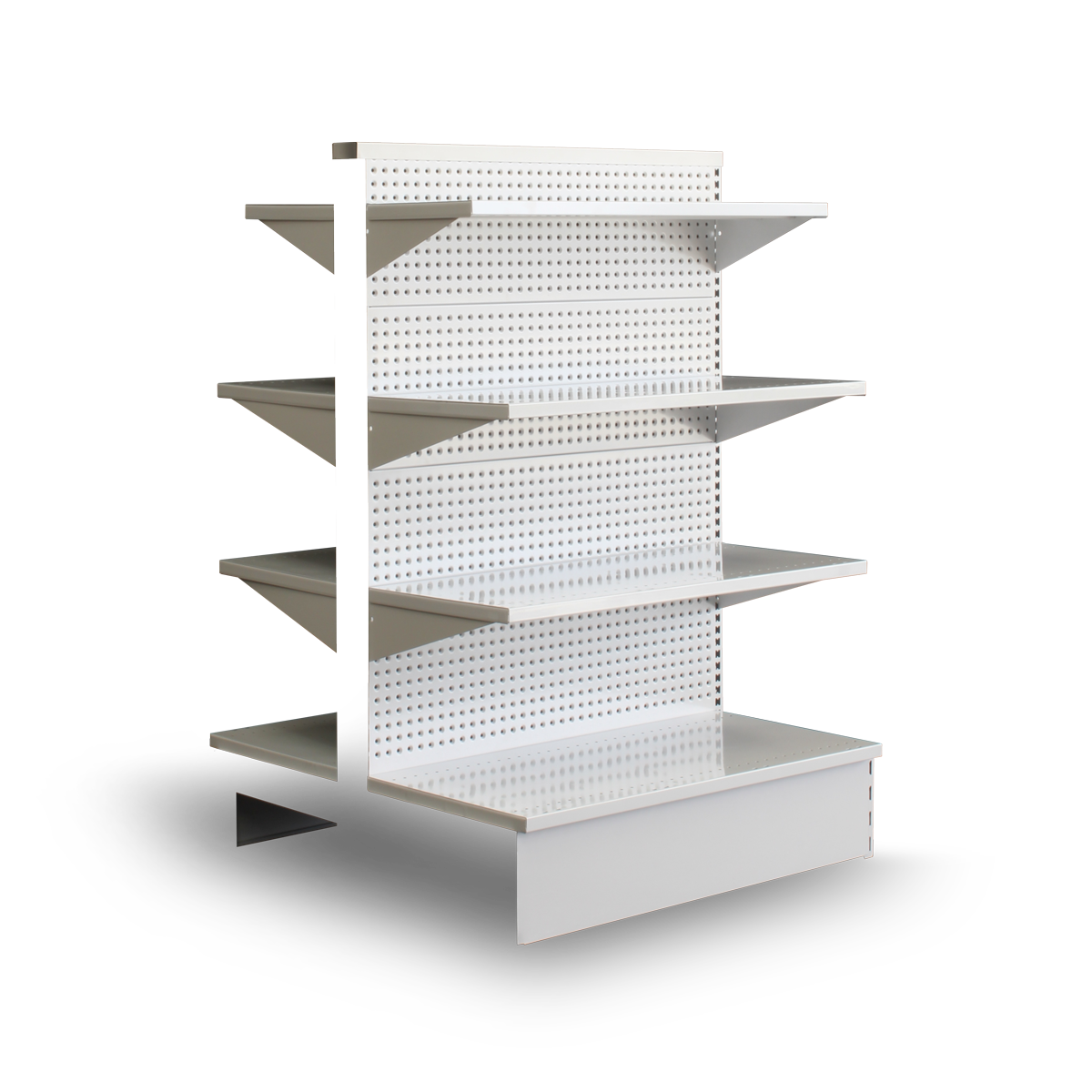 Double Sided Retail Shelving Add-On Bay