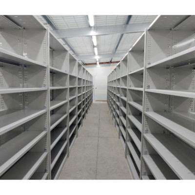 Young Motors Panel End Shelving