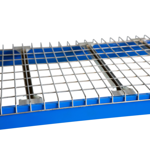 Close up of a Pallet Racking Mesh Deck