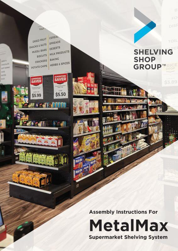 MetalMax Retail Shelving Assembly Instructions Cover
