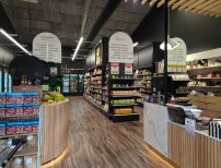 A Mini Mart that Showcases the MetalMax Retail System in Black