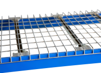 Close up of a Pallet Racking Mesh Deck