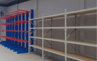 Cantilever Unit with A-Span Shelving